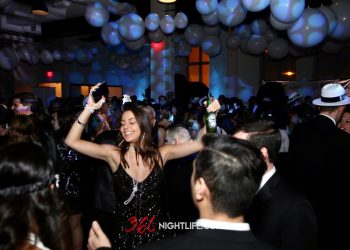 Woman Dancing at Capital Gatsby Gala New Year's Eve DC Celebration, NYE DC