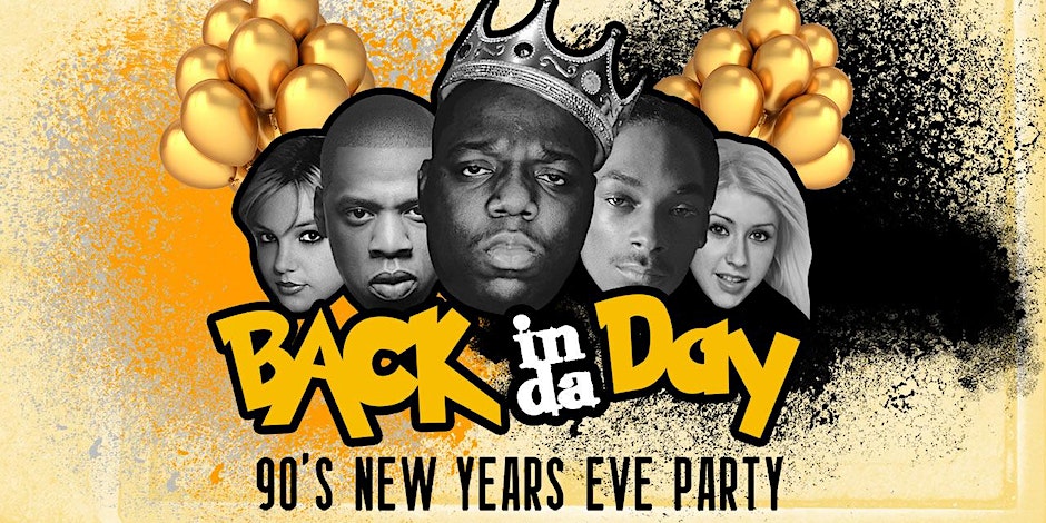 90's New Years Eve DC Party 2024 at Baja Tap Flier - NYE DC 2024